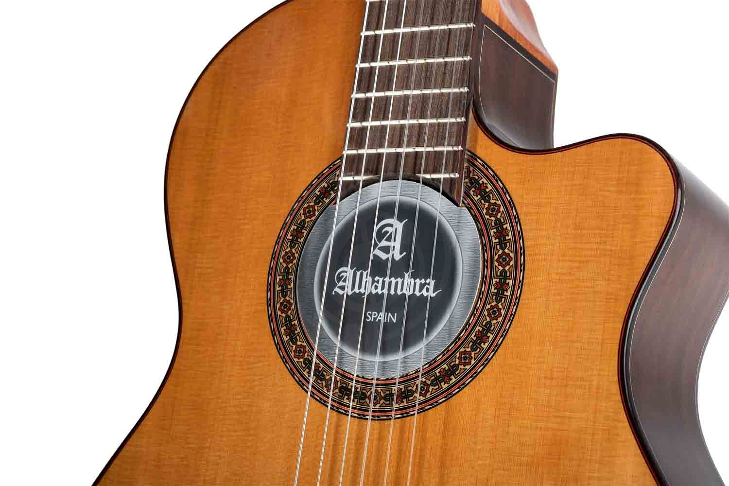 Классическая гитара 4/4 6.855 Cutaway 3C CW E1 Классическая гитара со звукоснимателем, Alhambra - фото 6