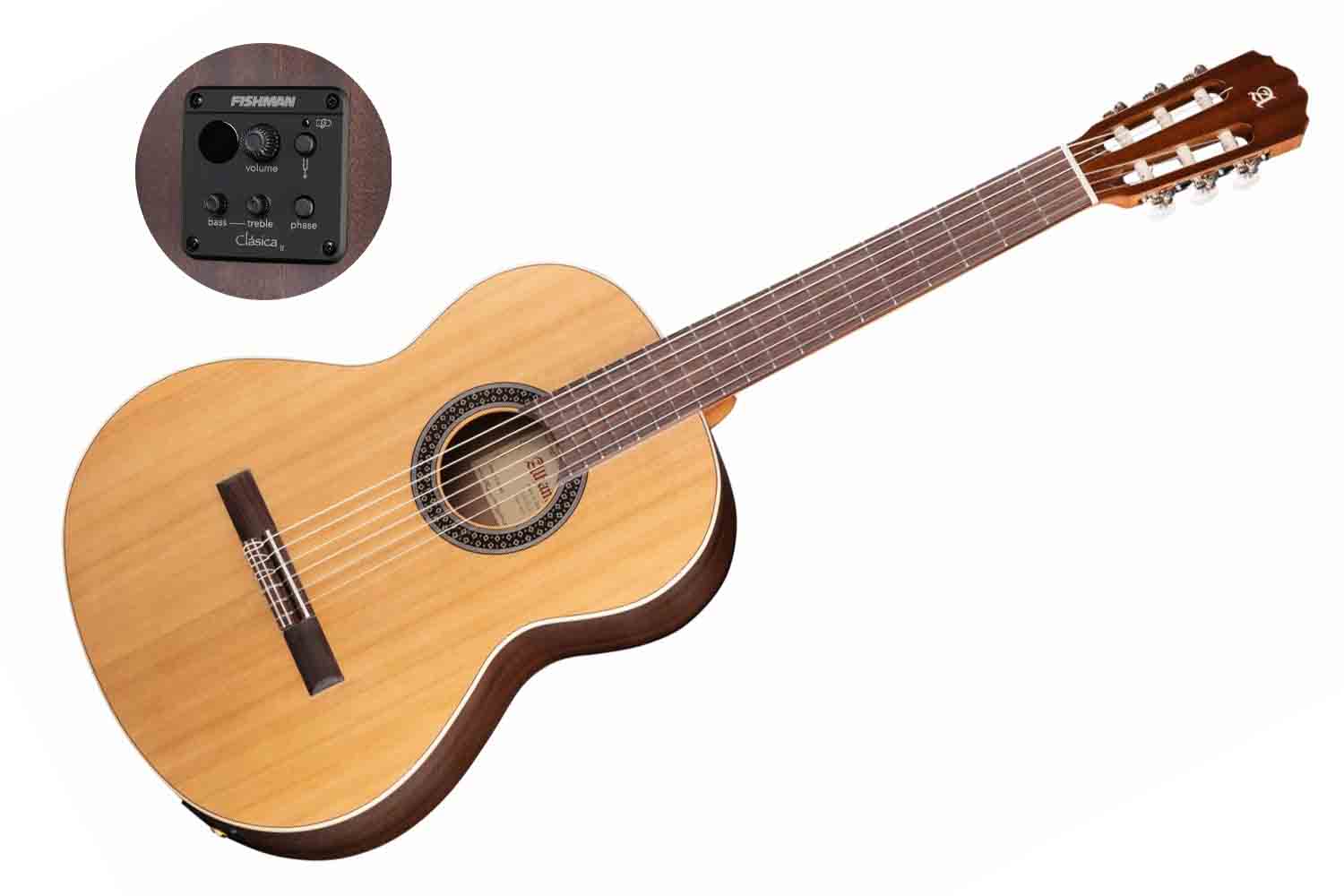 Классическая гитара 4/4 794-1C 1C HT EZ Классическая гитара 4/4, со звукоснимателем, Alhambra - фото 1