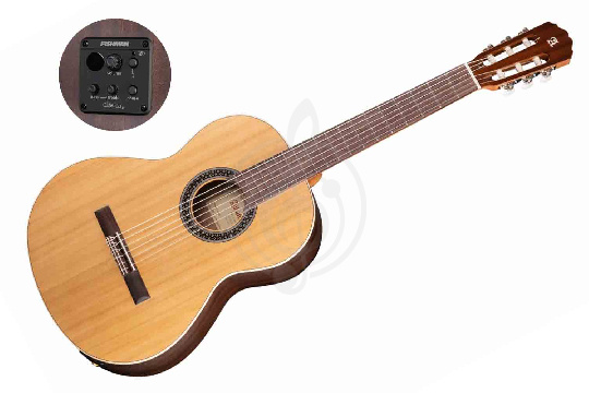 Классическая гитара 4/4 794-1C 1C HT EZ Классическая гитара 4/4, со звукоснимателем, Alhambra - фото 1