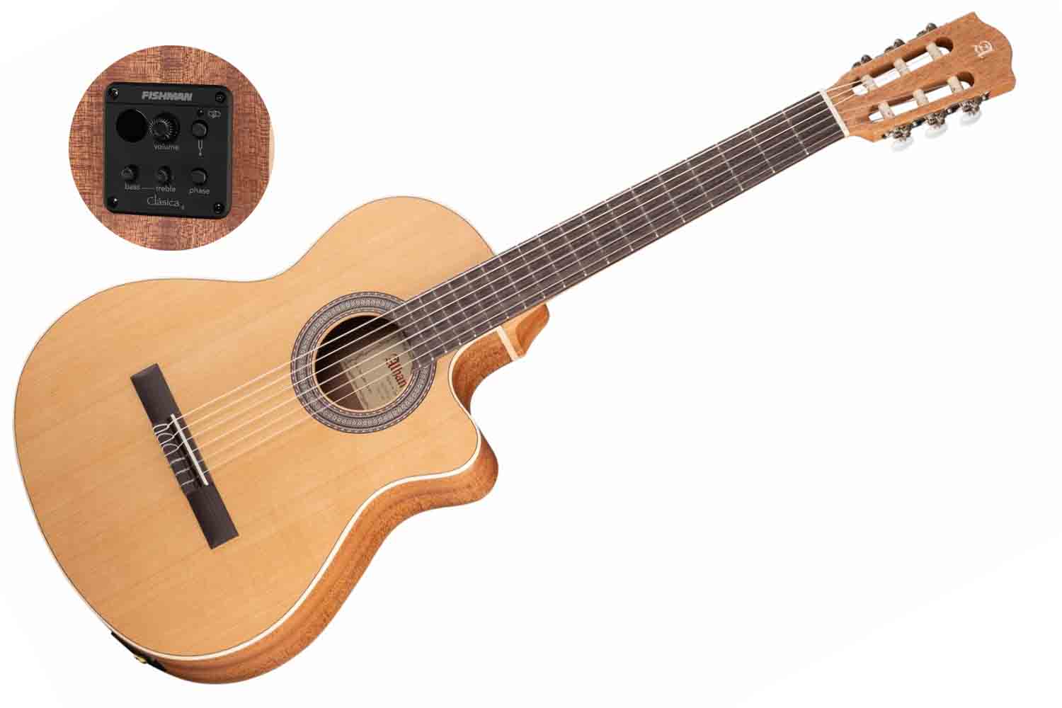 Классическая гитара 4/4 8.000 Open Pore Z-Nature CW EZ Классическая гитара со звукоснимателем, Alhambra - фото 1