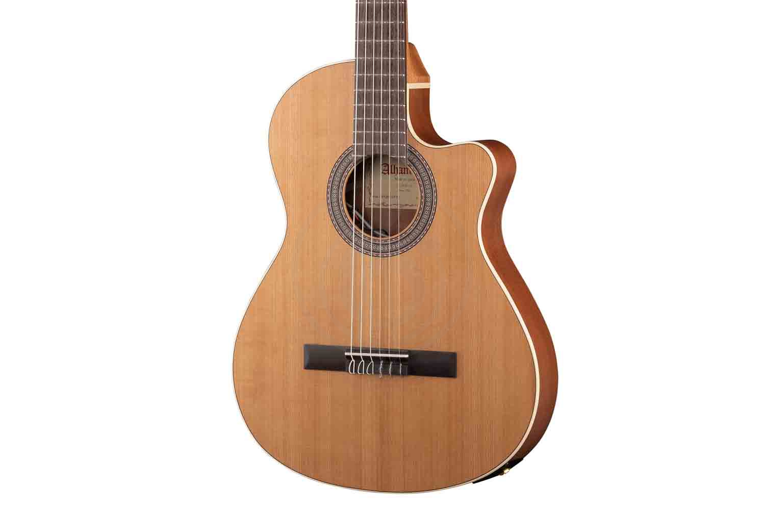 Классическая гитара 4/4 8.010 Z-Nature CT EZ Классическая гитара, тонкий корпус, со звукоснимателем, Alhambra - фото 7
