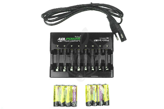 ABL POWER Li-ion-08 - комплект из 8 аккумуляторных батарей и зарядного устройства - фото 1 ABL POWER Li-ion-08 - комплект из 8 аккумуляторных батарей и зарядного устройства - фото 1