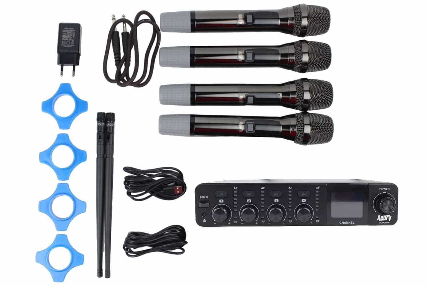 Радиосистема с ручным передатчиком ACURY Club4usbv - Беспроводной микрофон U-образного сечения - фото 1