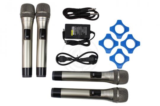 Радиосистема с ручным передатчиком ACURY PRO4V - Радиосистема с 4-мя ручными микрофонами - фото 6