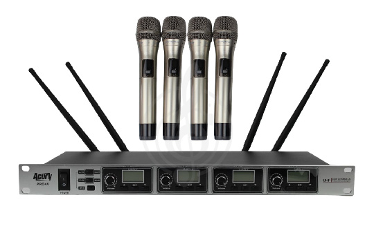 Радиосистема с ручным передатчиком ACURY PRO4V - Радиосистема с 4-мя ручными микрофонами - фото 1