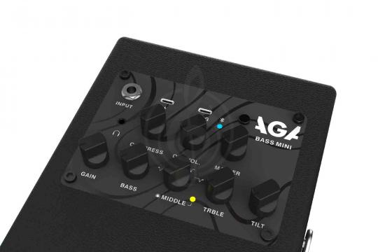 Комбоусилитель для бас-гитары AGA Bass-Mini-BK - Комбоусилитель для бас-гитары - фото 2