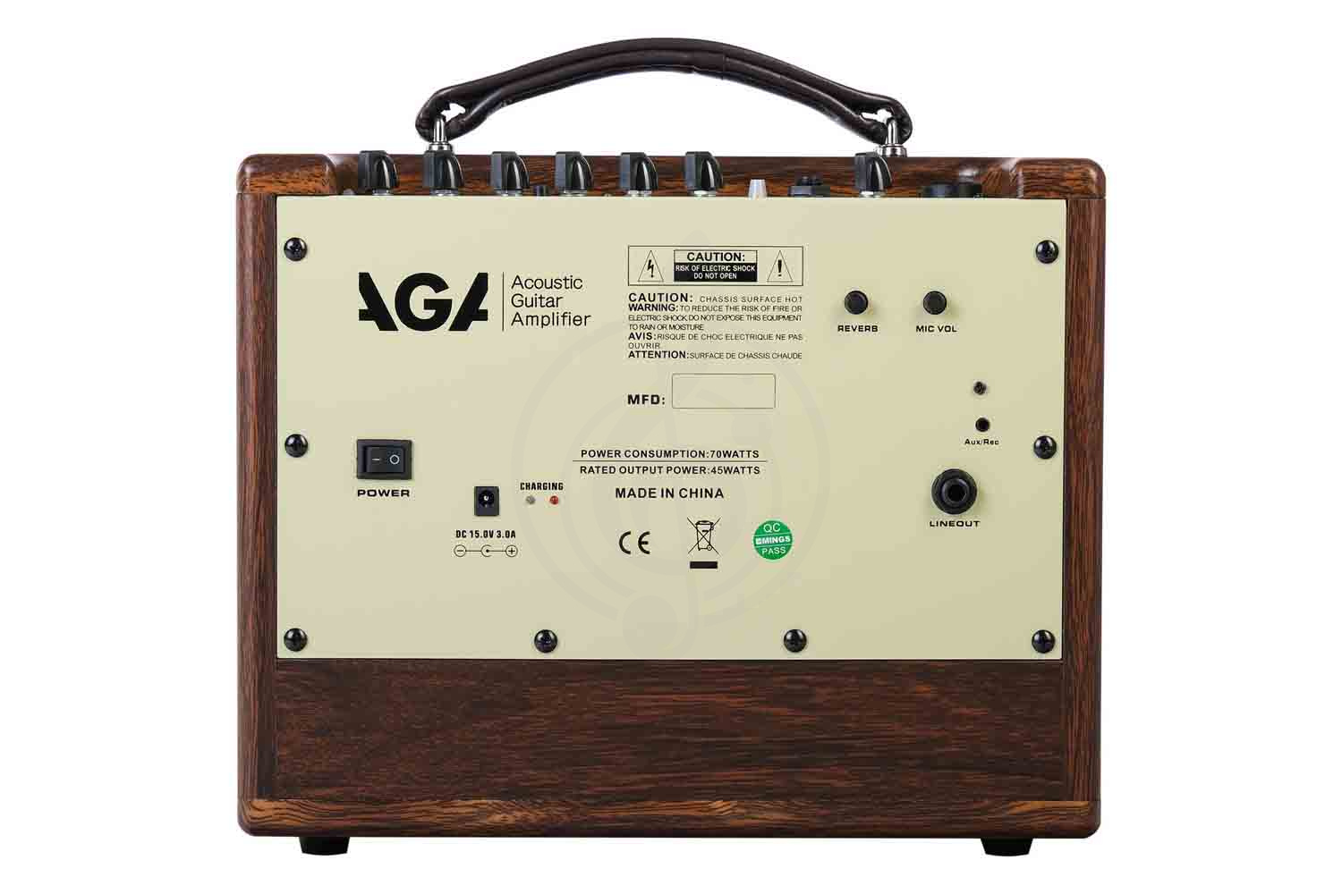 Комбоусилитель для электрогитары AGA GA-5P - Гитарный комбоусилитель - фото 4