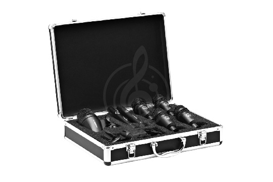 Инструментальный микрофон AKG DRUMSET SESSION I набор микрофонов Perception для барабана: 1 x P2, 2 x P17, 4 x P4 - фото 1