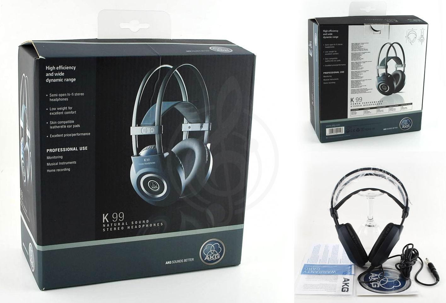 Наушники для стрима AKG K99 наушники полуоткрытые 18-22000 - фото 3