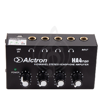 Предусилитель для наушников Alctron HA4PLUS Усилитель для наушников, 4 канала - фото 1