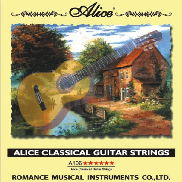 Alice AC106-H Струны для классической гитары, чистый нейлон - посеребренная медь, сильное натяжение, - фото 1 Струны для классической гитары Alice AC106-H Струны для классической гитары, чистый нейлон - посеребренная медь, сильное натяжение, - фото 1