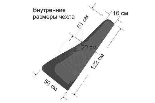 АМС ГЭ4.2explorer.pro - Чехол для электрогитары - фото 3 Чехол для электрогитары АМС ГЭ4.2explorer.pro - Чехол для электрогитары - фото 3