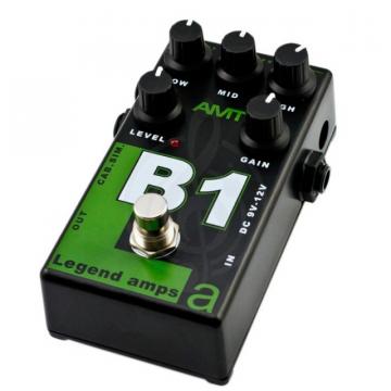 Педаль эффектов для электрогитары AMT Electronics B1 - гитарный предусилитель (Bogner sharp) - фото 2