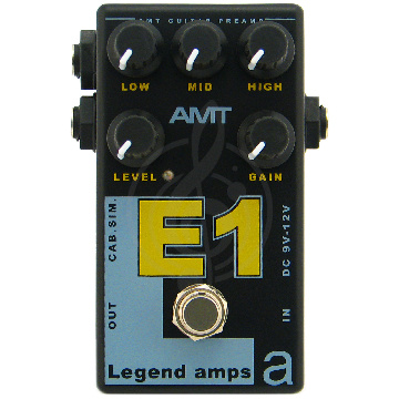 AMT Electronics E1 - гитарный предусилитель (Engl Firebal) - фото 1 Педаль эффектов для электрогитары AMT Electronics E1 - гитарный предусилитель (Engl Firebal) - фото 1