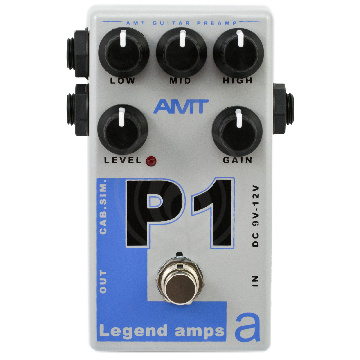 Педаль эффектов для электрогитары AMT Electronics P1 - гитарный предусилитель (Peavey 5150) - фото 1