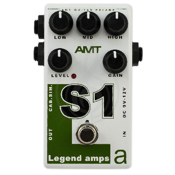 AMT Electronics S1 - гитарный предусилитель (Soldano) - фото 1 Педаль эффектов для электрогитары AMT Electronics S1 - гитарный предусилитель (Soldano) - фото 1