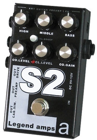 Педаль эффектов для электрогитары AMT S2 Legend amps 2 Guitar preamp - гитарный предусилитель (Soldano) - фото 1