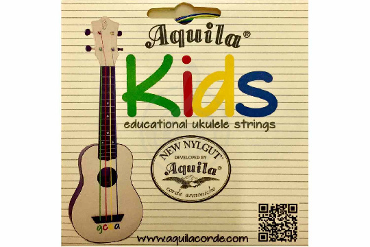 AQUILA KIDS 160U - Струны для укулеле сопрано, концерт, тенор - фото 1 Струны для укулеле сопрано AQUILA KIDS 160U - Струны для укулеле сопрано, концерт, тенор - фото 1