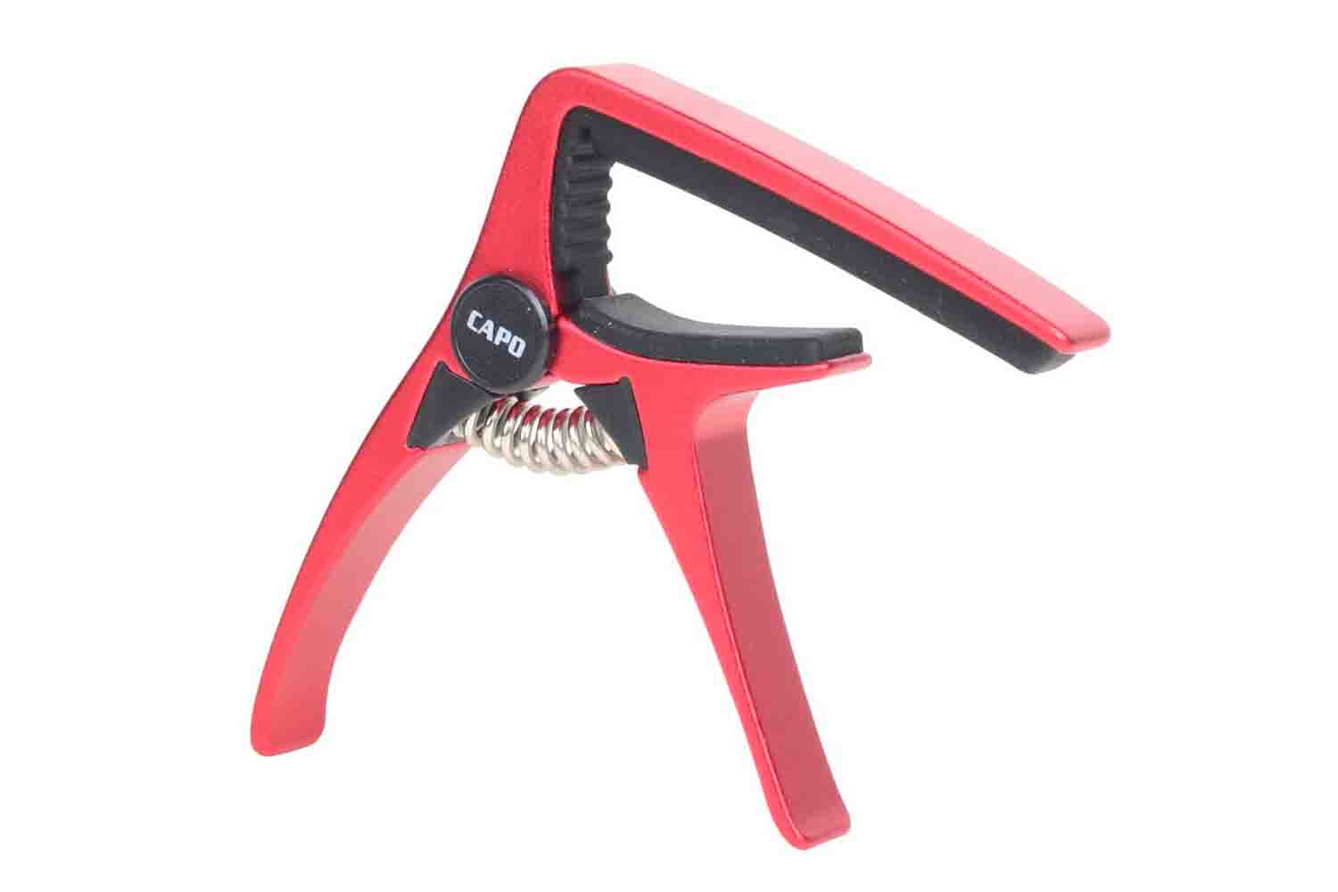  AROMA AC-20 Red - Каподастр для акустической и электрогитары, красные - фото 1