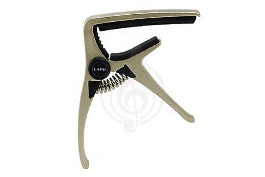 AROMA AC-20С Gold Capo - Каподастр для гитары, золотистый - фото 1 AROMA AC-20С Gold Capo - Каподастр для гитары, золотистый - фото 1