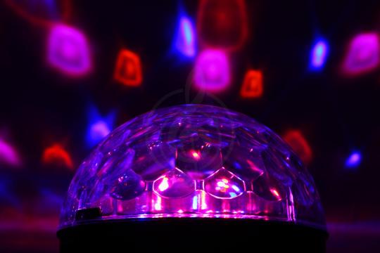Дискотечный прибор (LED эффект) ART WIZARD VS-26 MP3 Светодиодный LED прибор, шар.  - фото 9