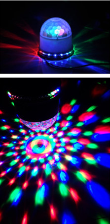 Дискотечный прибор (LED эффект) ART WIZARD VS-66 Светодиодный LED прибор, шар.  - фото 1