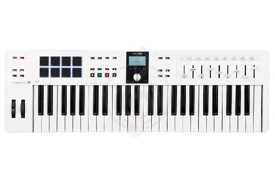 MIDI-клавиатура Arturia KeyLab Essential 49 mk3 White - MIDI-клавиатура - фото 1