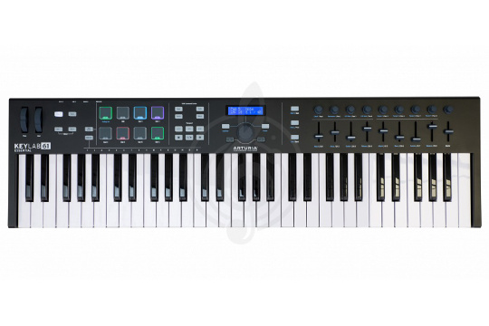 Arturia KeyLab Essential 61 Black Edition - MIDI-клавиатура - фото 1 MIDI-клавиатура Arturia KeyLab Essential 61 Black Edition - MIDI-клавиатура - фото 1