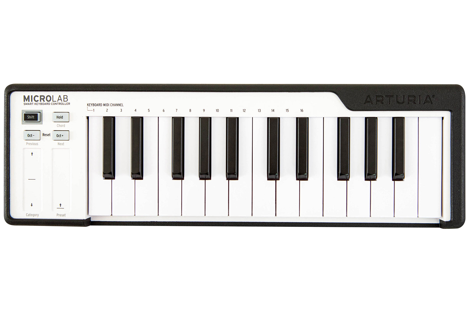 MIDI-клавиатура Arturia Microlab Black - MIDI-клавиатура - фото 1
