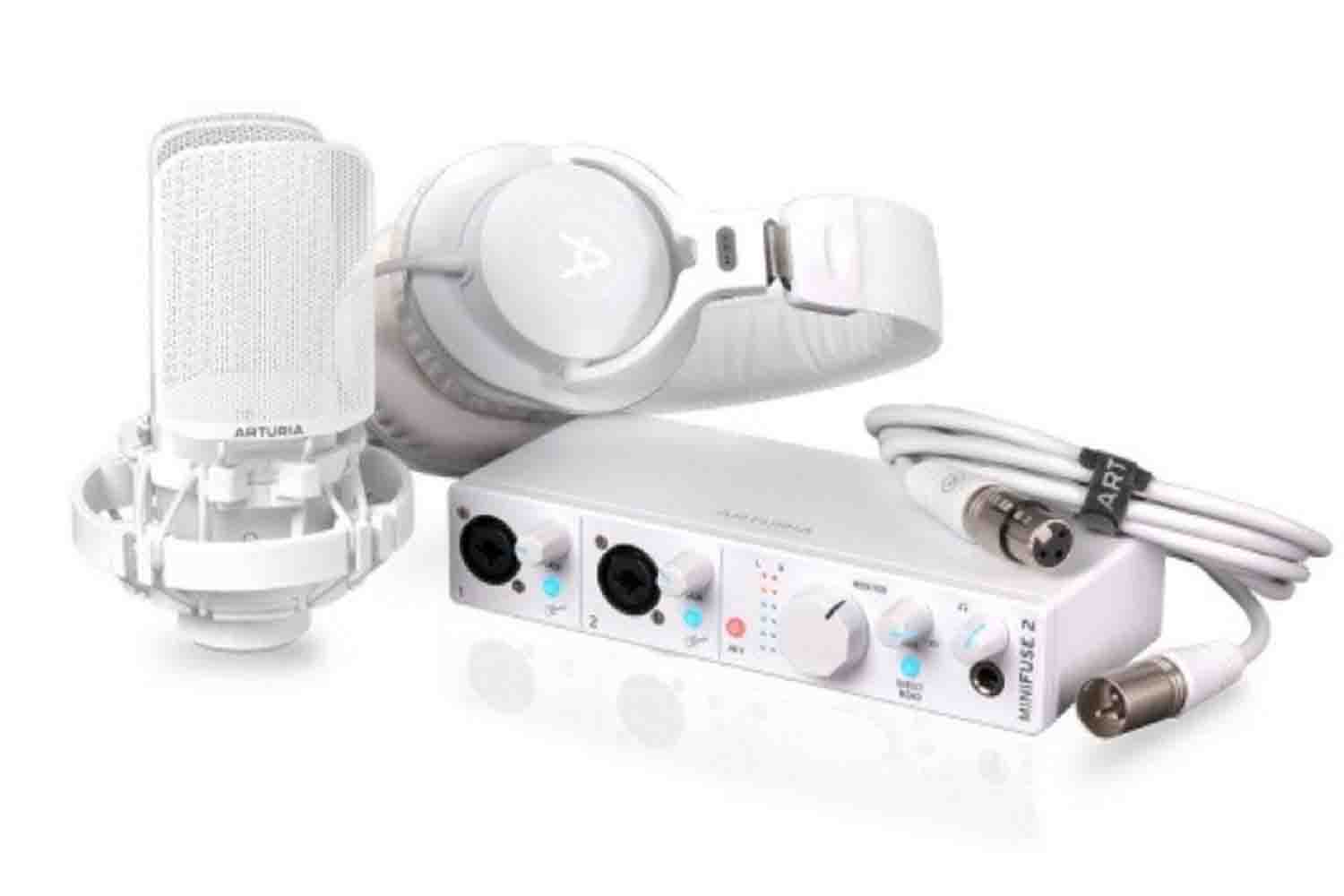 Комплект для звукозаписи Arturia MiniFuse Recording Pack White - Студийный комплект - фото 1