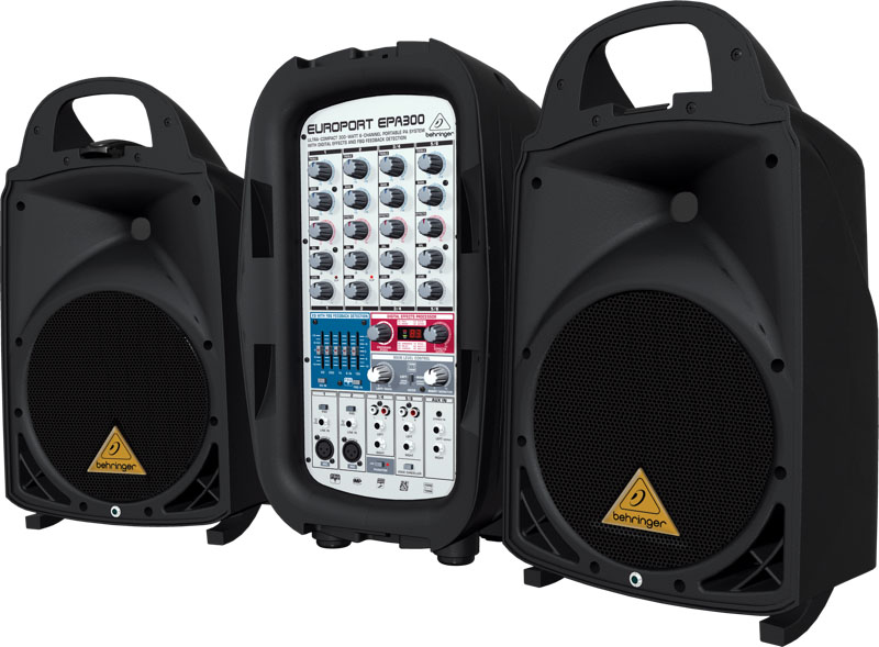 Мобильный звуковой комплект Behringer EPA300 звукоусилительная система 300Вт - фото 1