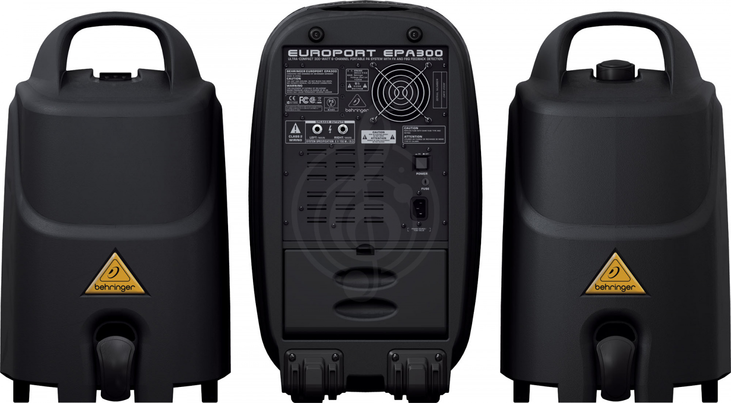Мобильный звуковой комплект Behringer EPA300 звукоусилительная система 300Вт - фото 3