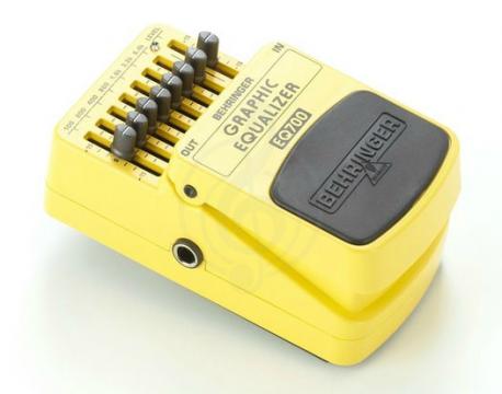 Педаль эффектов для электрогитары Behringer EQ700- 7-полосный графический эквалайзер для гитары или клавишных - фото 3