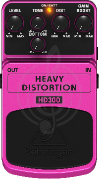 Педаль эффектов для электрогитары Behringer HD300 Педаль Distortion - фото 1