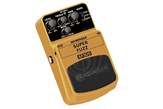 Педаль эффектов для электрогитары Behringer SF300- 3-режимная педаль эффектов фуза - фото 1