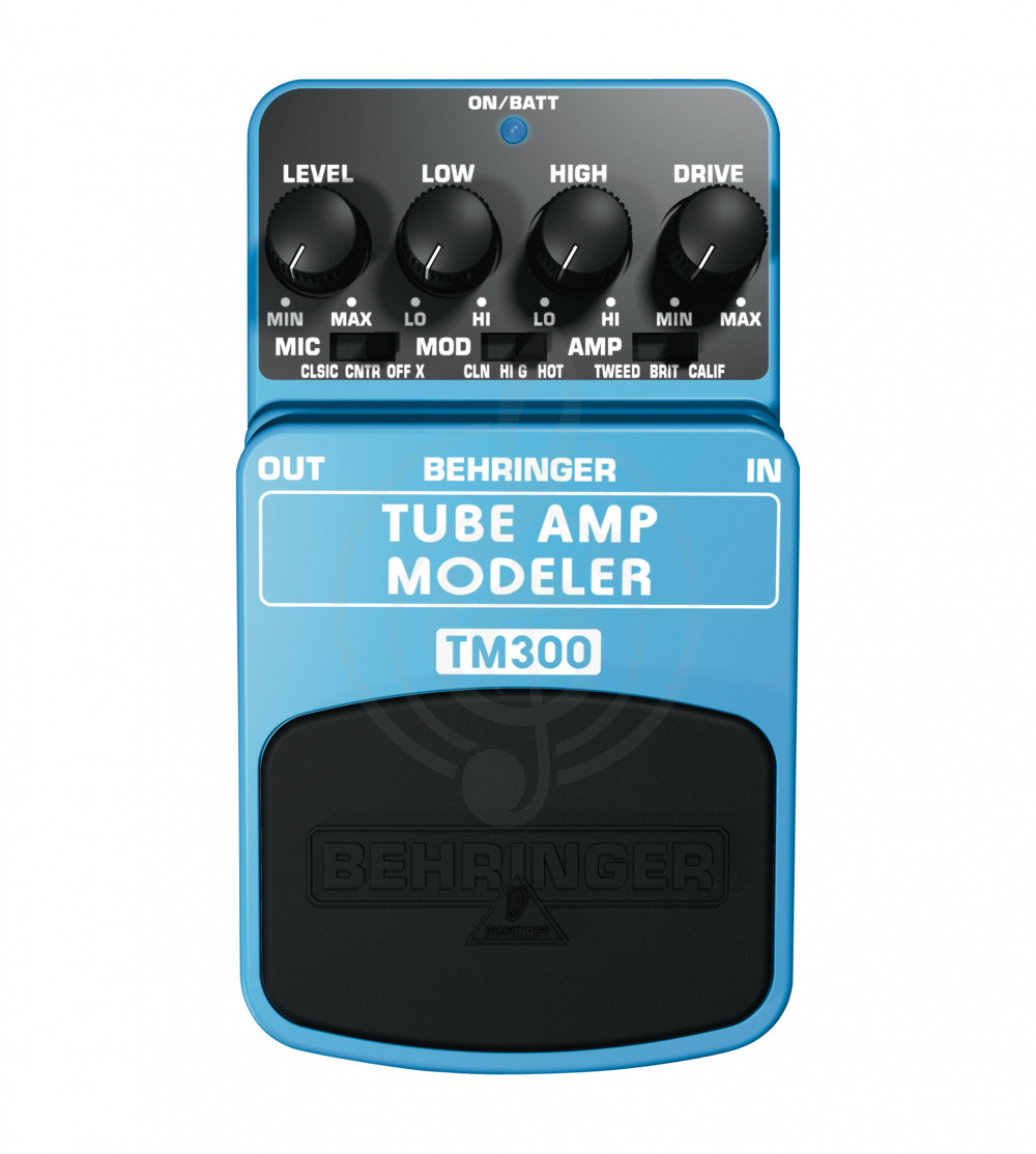 Эмулятор Behringer TM300 "TUBE AMP MODELER" педаль эффектов  - фото 2