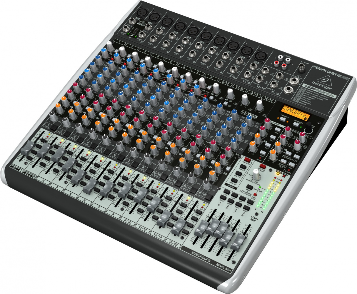 Аналоговый микшер BEHRINGER XENYX QX2442USB микшерный пульт - фото 4