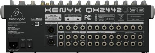 Аналоговый микшер BEHRINGER XENYX QX2442USB микшерный пульт - фото 3