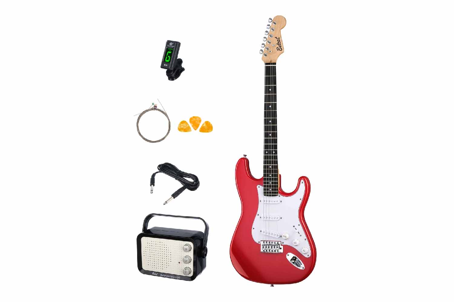 Электрогитара Stratocaster Belcat BST-KIT-RD - Комплект электрогитары - фото 1