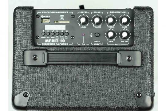 Комбоусилитель для электрогитары Belcat Merit-10 Гитарный комбоусилитель, 10Вт, (работает от батареек)  - фото 2