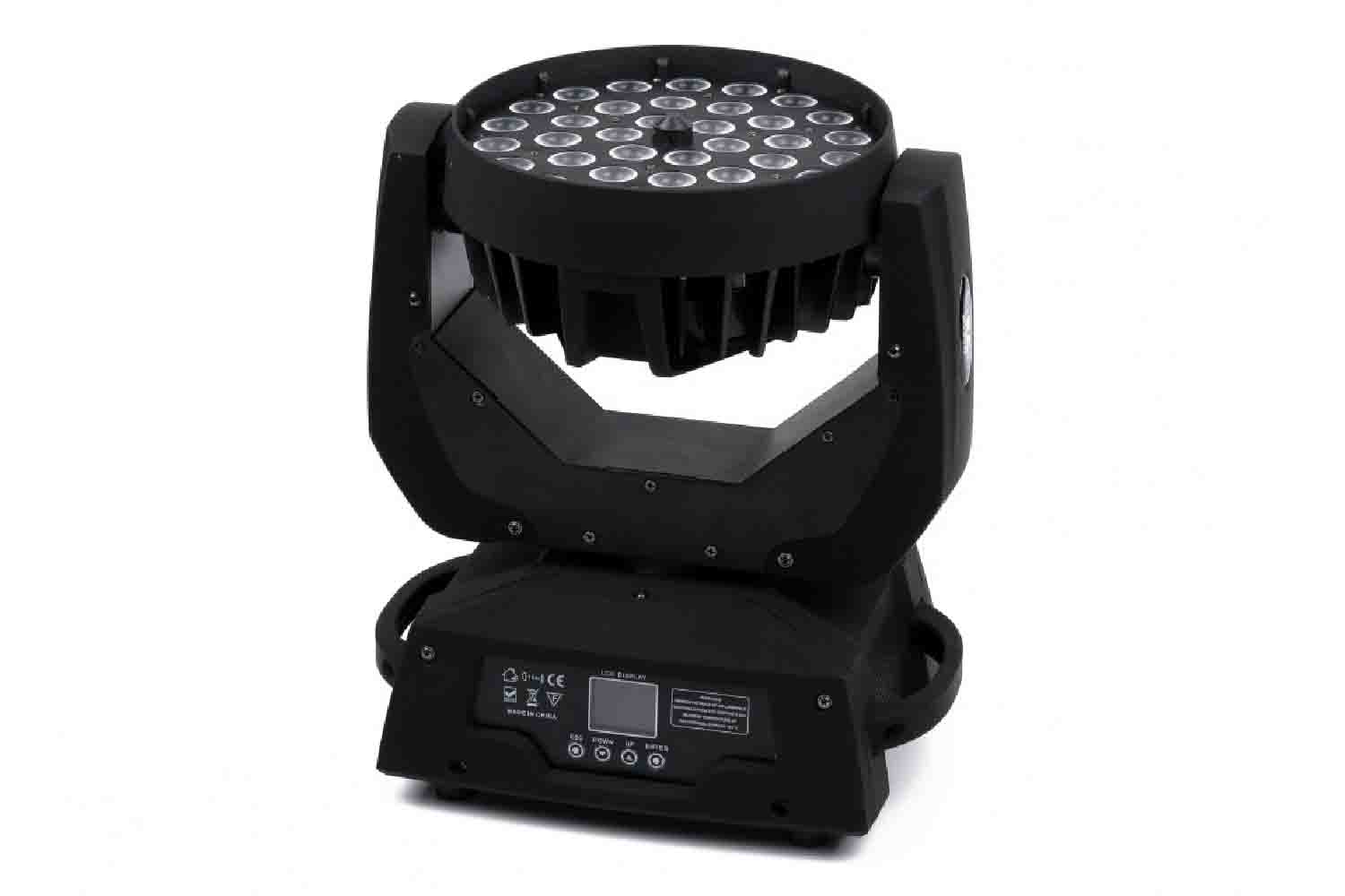 Вращающаяся голова Bi Ray ML36W - Моторизированная световая голова Wash Zoom, 36х10Вт RGBW - фото 1