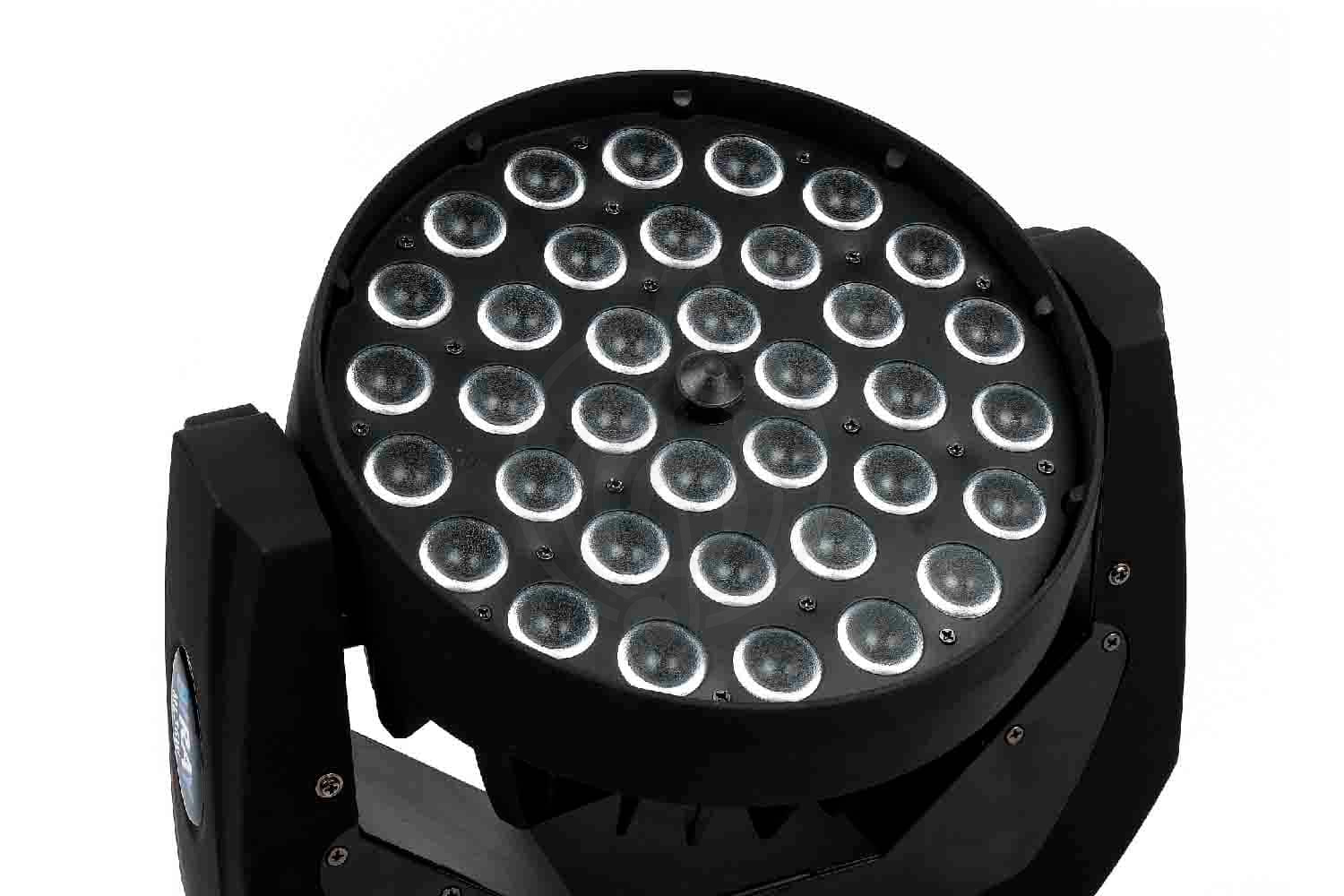 Вращающаяся голова Bi Ray ML36W - Моторизированная световая голова Wash Zoom, 36х10Вт RGBW - фото 6