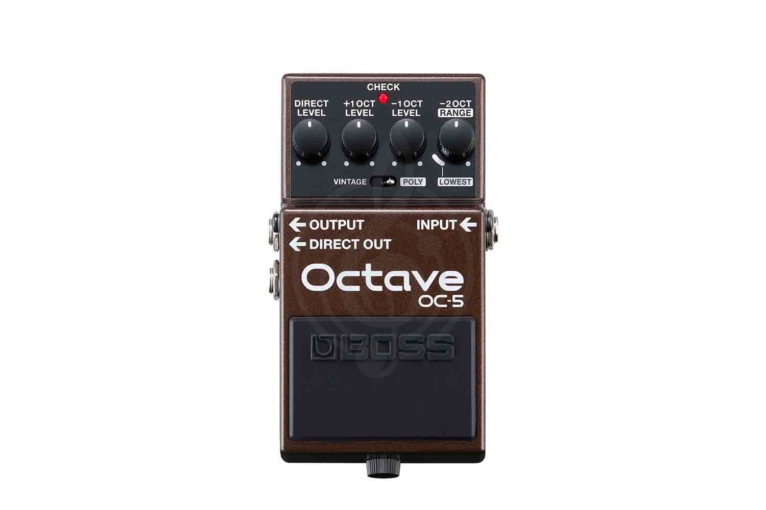 Педаль эффектов для электрогитары BOSS OC-5 - Гитарная педаль эффекта октавер - фото 2