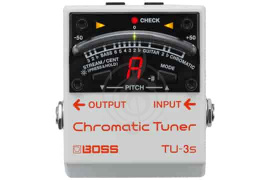 BOSS - TU-3S - хроматический тюнер - фото 1 Тюнер для гитары BOSS - TU-3S - хроматический тюнер - фото 1