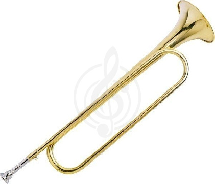 Горн BRAHNER DN-5 горн с мундштуком, желтая медь, лаковое покрытие - фото 1
