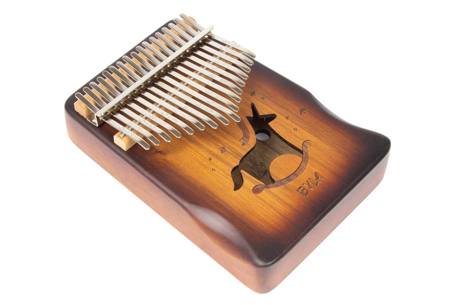 Калимба Byla BKR01-C- Калимба, 17 язычков, с выемкой для рук - фото 1