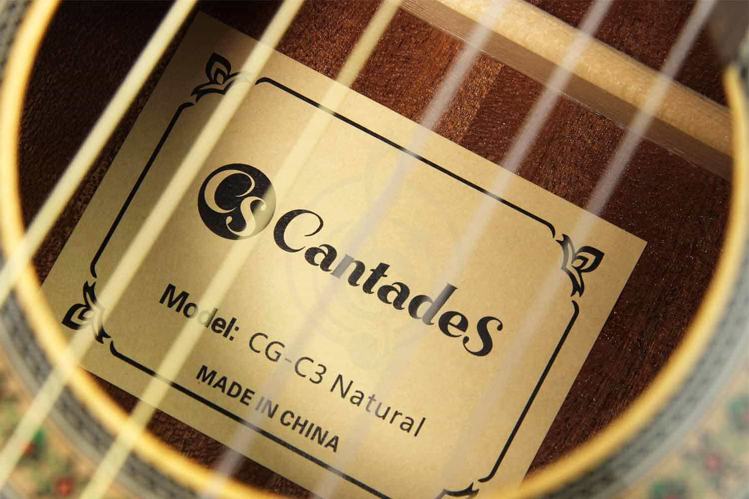 Классическая гитара 4/4 CantadeS CG-C3 Natural - Классическая гитара - фото 7