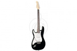 Caraya - E200LF-BK - Электрогитара леворукая - фото 1 Электрогитара Stratocaster Caraya - E200LF-BK - Электрогитара леворукая - фото 1