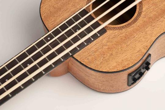 Укулеле бас Cascha HH-2175 - Укулеле бас со звукоснимателем, с чехлом, цвет натуральный - фото 5