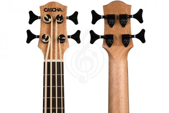 Укулеле бас Cascha HH-2175 - Укулеле бас со звукоснимателем, с чехлом, цвет натуральный - фото 7